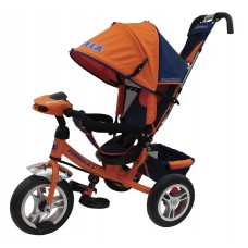 Велосипед FORMULA 3 оранжевый с надувными  колесами