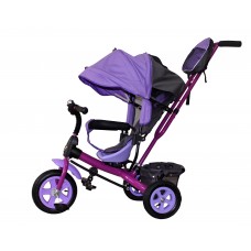 Детский велосипед «Лучик Виват» надувные колеса фиолетовый