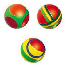 Мяч резиновый диаметр 150 широкие полосы С101ЛП