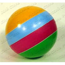 Мяч резиновый диаметр 150 полосатый С22ЛП