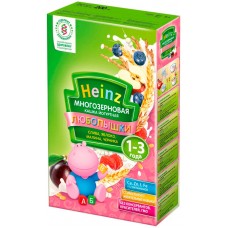 Кашка Хайнц 200г многозерновая йогуртная слива/яблоко/малина/черн 1-3года (4582)