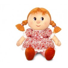 Мягкая игрушка Кукла Маруся музыкальная в платье ситцевом 8061F