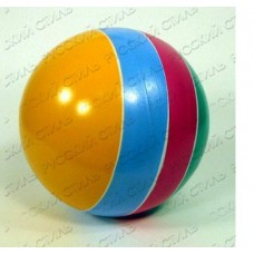 Мяч резиновый диаметр 125 полосатый С21ЛП