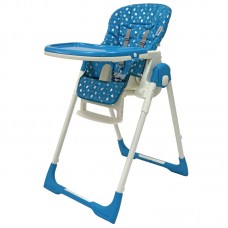 Стол-стул Crystal FABRIC голубой