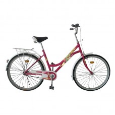 Велосипед двухколесный 26" NOVATRAK Lady розовый городской