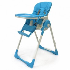 Стол-стул Crystal PVC Leather голубой