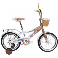 Велосипед двухколесный 14" Sunshine с ручкой малиновый KG-1422