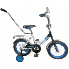 Велосипед двухколесный 14" ВА Street с ручкой синий KG-1419