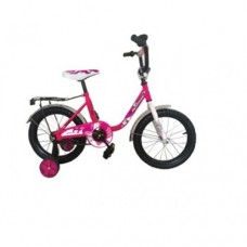 Велосипед двухколесный 14" Мультяшка розовый ХВ1403