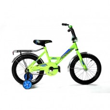 Велосипед двухколесный 14" Мультяшка зеленый ХВ1404